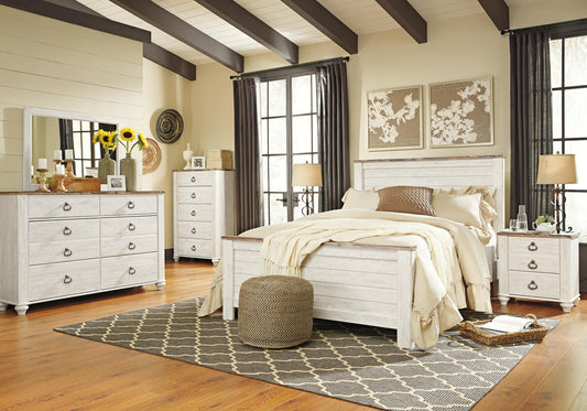 Willowton Two Drawer Night Stand Signature Design by Ashley®