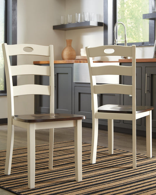 Woodanville Dining Room Side Chair (2/CN) Signature Design by Ashley®