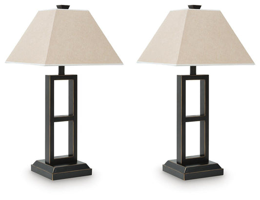 Deidra Metal Table Lamp (2/CN) Signature Design by Ashley®