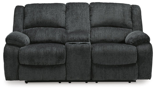 Draycoll DBL Rec Loveseat w/Console Signature Design by Ashley®