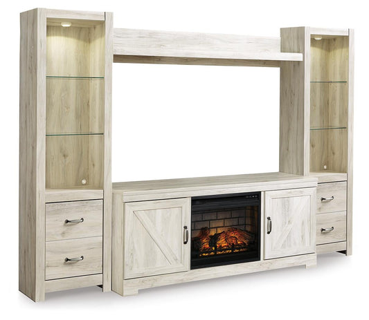 Bellaby 4-Piece Entertainment Center with Electric Fireplace Signature Design by Ashley®