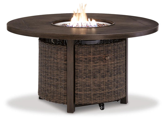Paradise Trail Round Fire Pit Table Signature Design by Ashley®