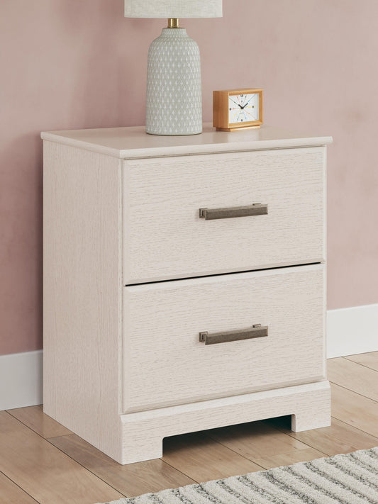 Stelsie Two Drawer Night Stand Signature Design by Ashley®