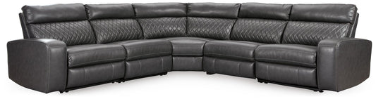 Samperstone 5-Piece Power Reclining Sectional Signature Design by Ashley®