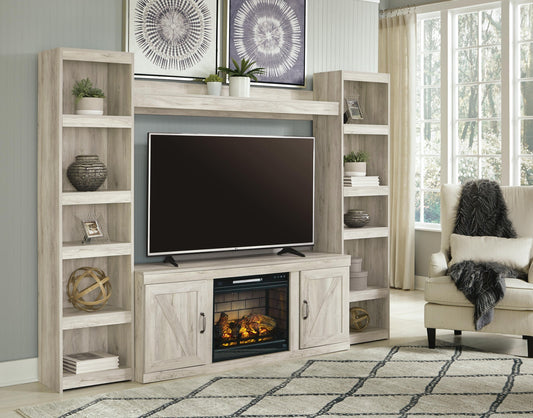 Bellaby 4-Piece Entertainment Center with Electric Fireplace Signature Design by Ashley®