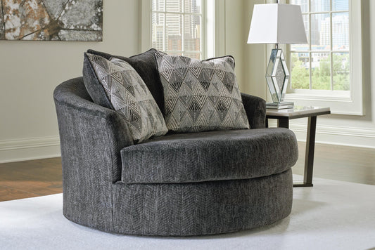 Biddeford Oversized Swivel Accent Chair Signature Design by Ashley®