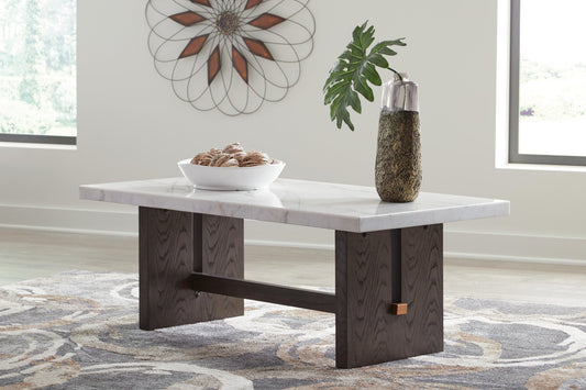 Burkhaus Rectangular Cocktail Table Signature Design by Ashley®