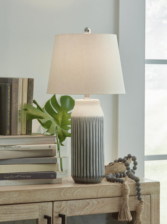 Afener Ceramic Table Lamp (2/CN) Signature Design by Ashley®