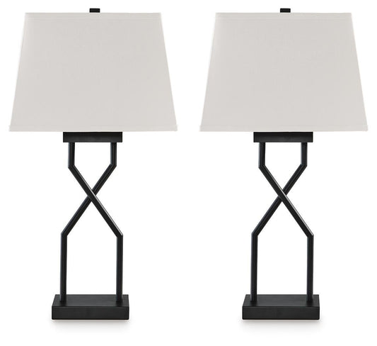 Brookthrone Metal Table Lamp (2/CN) Signature Design by Ashley®