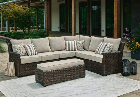 Brook Ranch Sofa SEC/Bench w/CUSH (3/CN) Signature Design by Ashley®