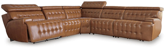 Temmpton 5-Piece Power Reclining Sectional Signature Design by Ashley®