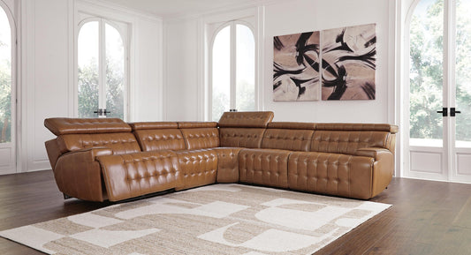 Temmpton 5-Piece Power Reclining Sectional Signature Design by Ashley®
