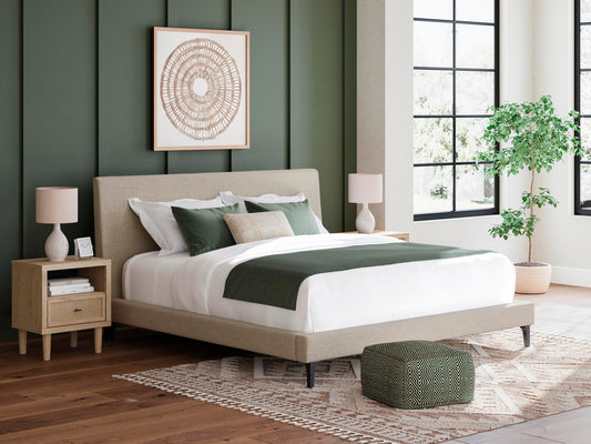 Cielden Cal Uph Bed W/Roll Slats