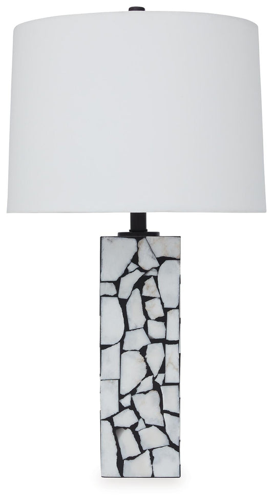 Macaria Marble Table Lamp (1/CN) Signature Design by Ashley®