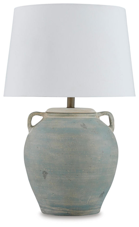 Shawburg Terracotta Table Lamp (1/CN) Signature Design by Ashley®