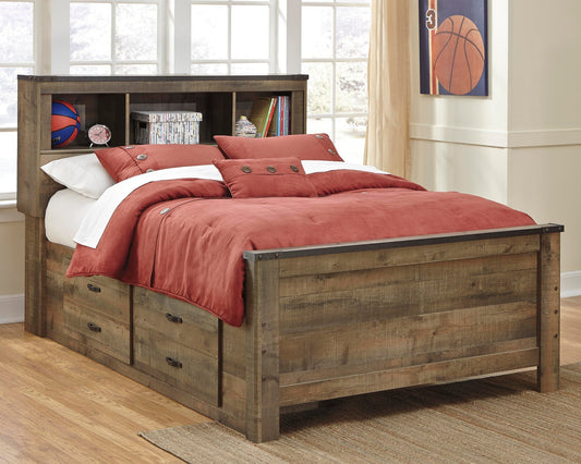 Trinell Bookcase Bed With 2 Sided Storage Signature Design by Ashley®