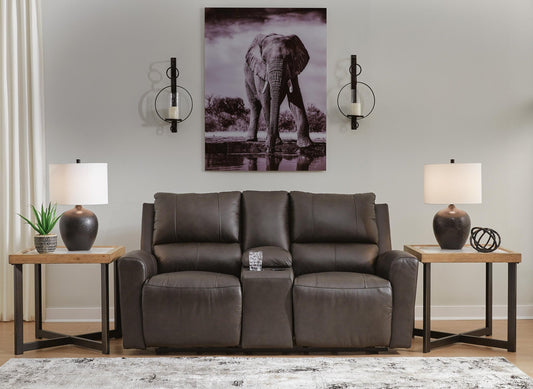 Boxmere DBL REC PWR Loveseat w/Console Signature Design by Ashley®