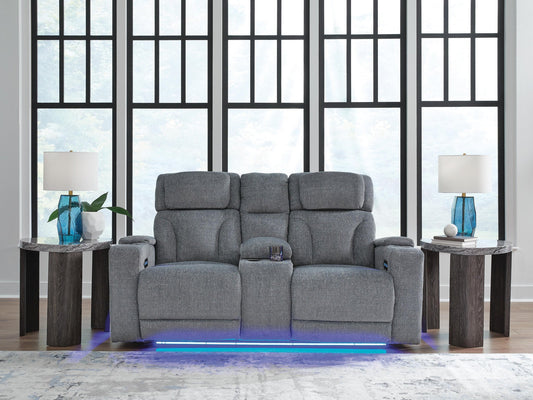 Studio Cave PWR REC Loveseat/CON/ADJ HDRST Signature Design by Ashley®