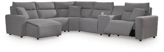 Modmax II 6-Piece Power Reclining Sectional with Chaise and Console Signature Design by Ashley®