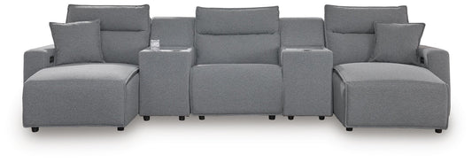 Modmax II 5-Piece Power Reclining Sectional with Chaise and Consoles Signature Design by Ashley®
