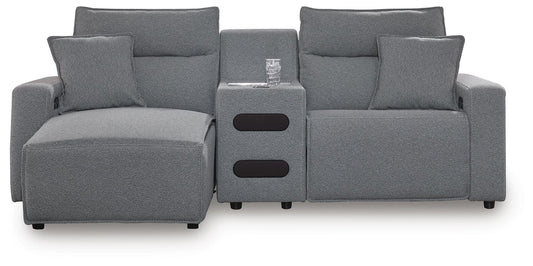 Modmax II 3-Piece Power Reclining Sectional with Chaise and Audio Console Signature Design by Ashley®