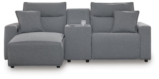 Modmax II 3-Piece Power Reclining Sectional with Chaise and Console Signature Design by Ashley®