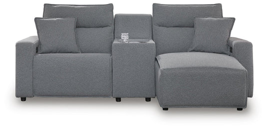 Modmax II 3-Piece Power Reclining Sectional with Chaise and Console Signature Design by Ashley®