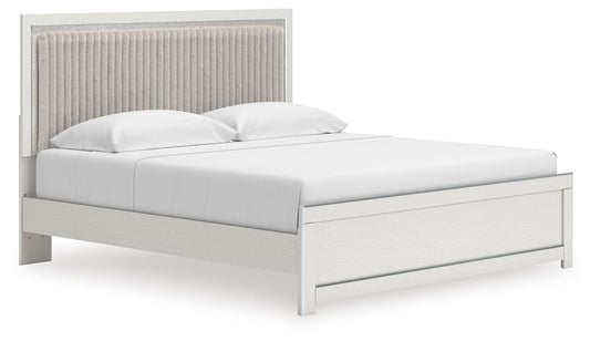 Zuraleus Upholstered Panel Platform Bed Signature Design by Ashley®