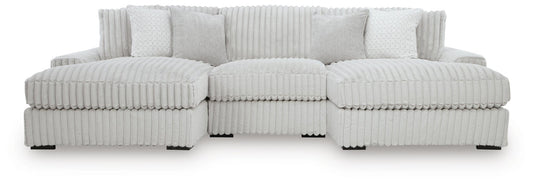 Stupendous 3-Piece Sectional with Double Chaise Signature Design by Ashley®
