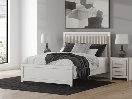 Zuraleus Upholstered Panel Platform Bed Signature Design by Ashley®