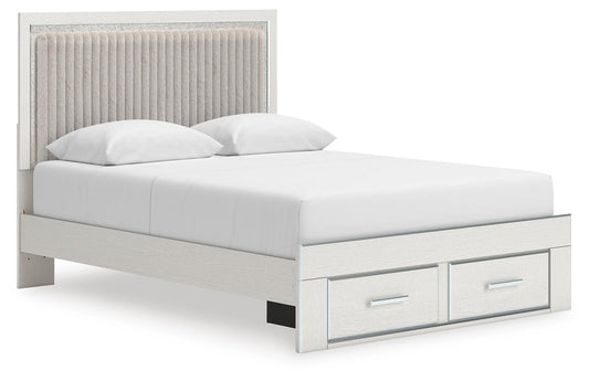 Zuraleus Upholstered Panel Platform Storage Bed Signature Design by Ashley®