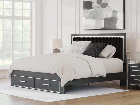 Zuraleus Upholstered Panel Storage Bed Signature Design by Ashley®
