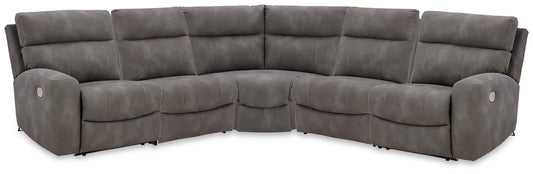 Next-Gen Durapella 5-Piece Power Reclining Sectional Signature Design by Ashley®