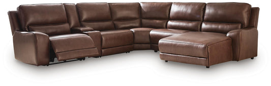 DeepWakes 6-Piece Power Reclining Sectional with Chaise Signature Design by Ashley®