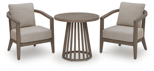 Joy Lagoon Chairs w/CUSH/Table Set (3/CN) Signature Design by Ashley®