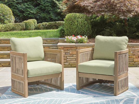 Serena Shores Lounge Chair w/Cushion (2/CN) Signature Design by Ashley®