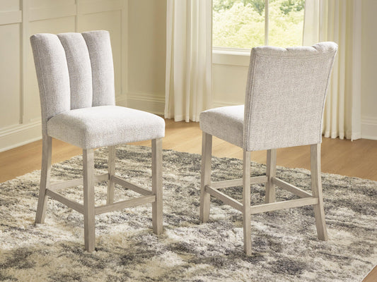 Larawyn Upholstered Barstool (2/CN) Signature Design by Ashley®