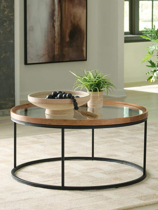 Noraluna Round Cocktail Table Signature Design by Ashley®