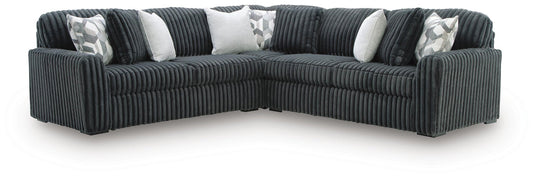 Midnight-Madness 3-Piece Sectional Signature Design by Ashley®