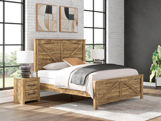 Maystonna Crossbuck Panel Bed Signature Design by Ashley®