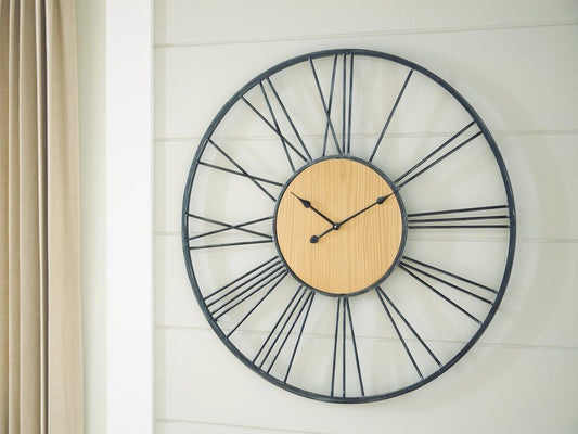 Brockett Wall Clock Signature Design by Ashley®