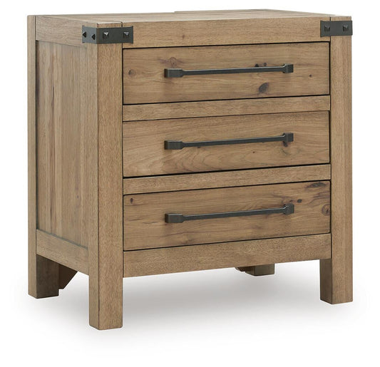 Ridgester Three Drawer Night Stand Benchcraft®