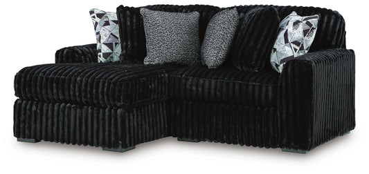 Midnight-Madness 2-Piece Sectional with Chaise Signature Design by Ashley®