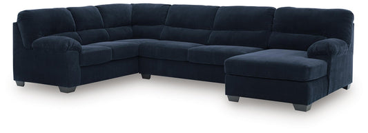 SimpleJoy 3-Piece Sectional with Chaise Signature Design by Ashley®
