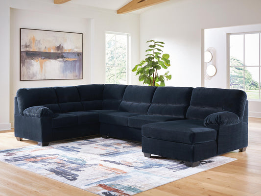 SimpleJoy 3-Piece Sectional with Chaise Signature Design by Ashley®