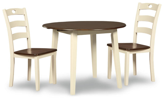 Woodanville Dining Table and 2 Chairs Signature Design by Ashley®