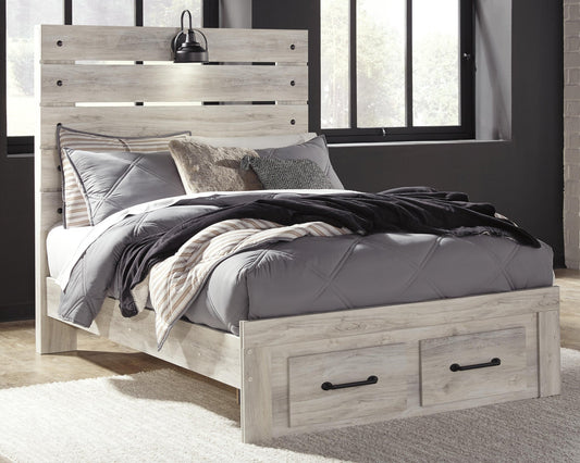 Cambeck Panel Bed With 2 Storage Drawers With Mirrored Dresser Signature Design by Ashley®