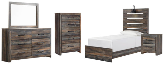Drystan Panel Bed, Dresser, Mirror, Chest And Nightstand Signature Design by Ashley®