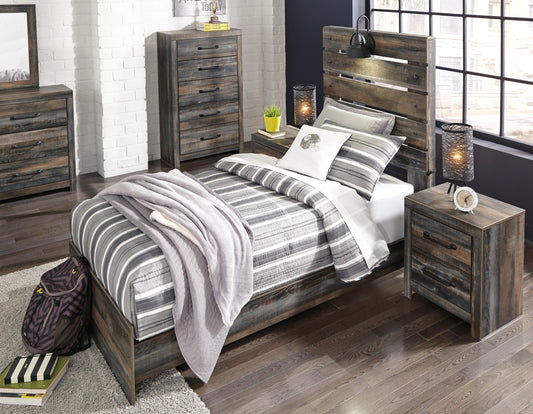 Drystan Panel Bed, Dresser, Mirror, Chest And Nightstand Signature Design by Ashley®