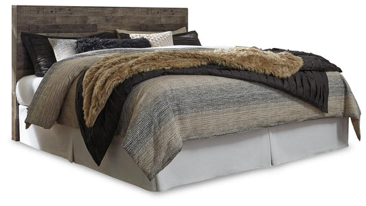Derekson Panel Headboard Bed With Mirrored Dresser Benchcraft®